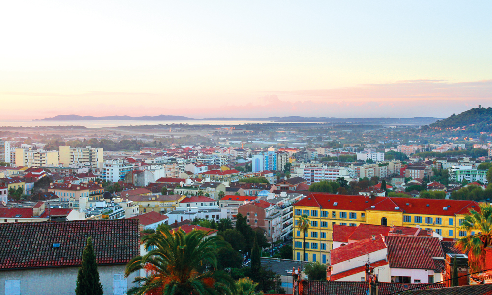 Hyeres var stedet hvor begrepet Côte d'Azur ble født. Foto: Runar Larsen