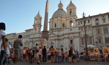 Roma er kun ett av mange stopp på verdensomseilingen. Foto: Marte Veimo