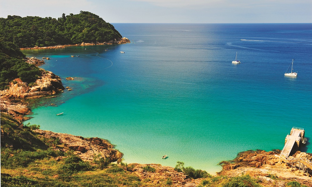 Med denne utsikten skal det vanskelig gjøres å bli stresset. Foto: Malaysia Tourism