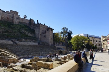 Det romerske teateret i Málaga ligger like under den mauriske borgfestningen Alkazaba,. Foto: Gjermund Glesnes