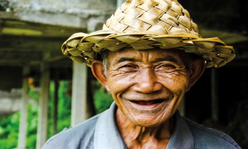 Balineserne har ofte et  smil på lur. Foto: Mari Bareksten
