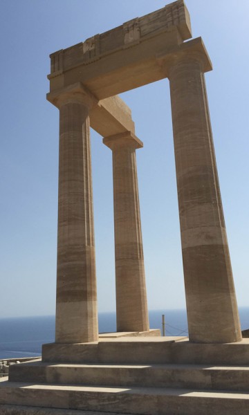 Lindos' akropolis. Foto: Henriette Gran Myreng