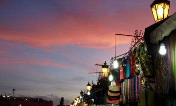 Vakker nattehimmel i Marrakech. Foto: Hans-Christian Bøhler