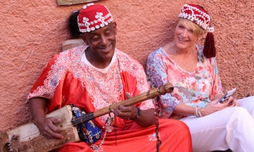 Pia Walker er tilbake i Marokko for andre gang, og gleder seg stort til en spennende rundreise i landet. Foto: Hans-Christian Bøhler