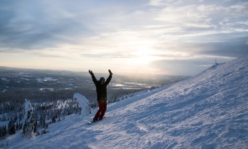 Med 67 nedfarter er det nok å velge mellom både for nybegynnere og erfarne skikjørere i Trysil. Foto: Torild Moland