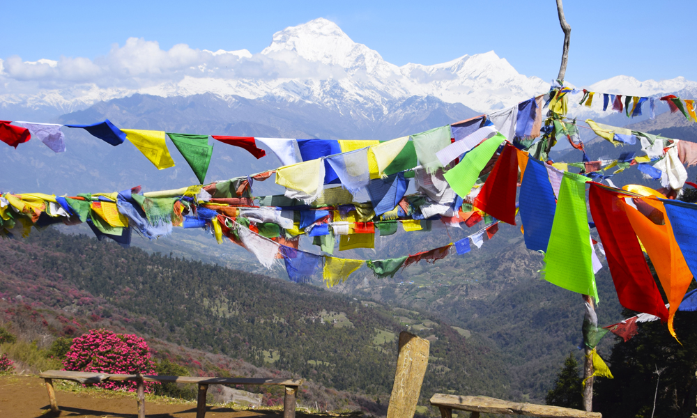 Ikke alle områder ble rammet av jordskjelvet, man kan fortsatt gå vakre fotturer i Annapurna. Foto: Mari Bareksten
