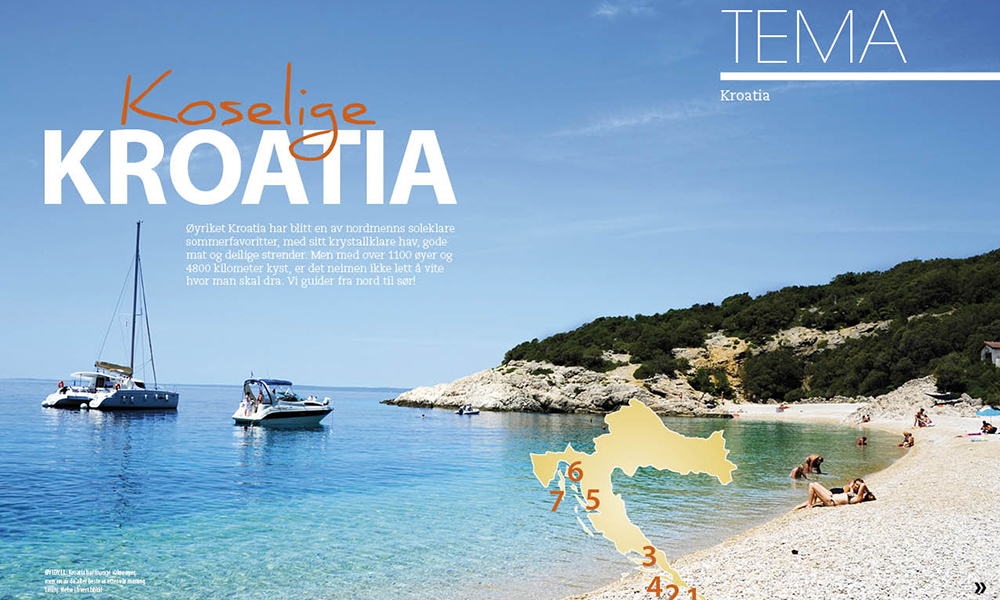 Kroatia har mange vakre øyer. men en av de aller beste er etter vår mening Losinj. Foto: Torild Moland