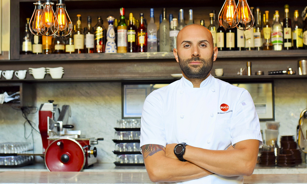 Rob Gentile (36) eier den italienske restauranten Buca, som i 2015 ble kåret til Canadas tredje beste restaurant. Foto: Mari Bareksten