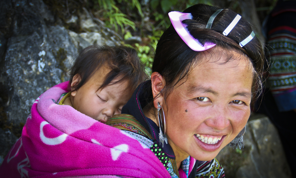 Spontane avgjørelser viste seg og bli til de beste opplevelsene. På turen ble de blant annet kjent med vietnamesiske Zue. Foto: Preben Danielsen