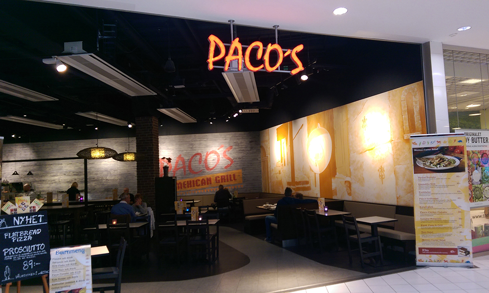 Alle i familien var enige om at maten på Paco's var den beste lunsjen vi hadde spist på turen. Foto: Trude Grande Fjellbirkeland