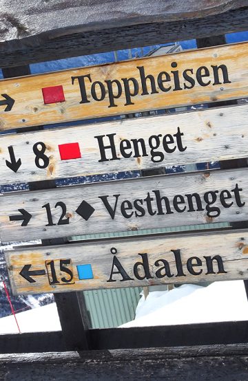 Når været tillater det og alle heiser er åpne, byr Oppdal på en flott rundtur i åttetall fra Vangslia via Ådalen til Stølen og så til Hovden og tilbake til Vangslia. Foto: Torild Moland