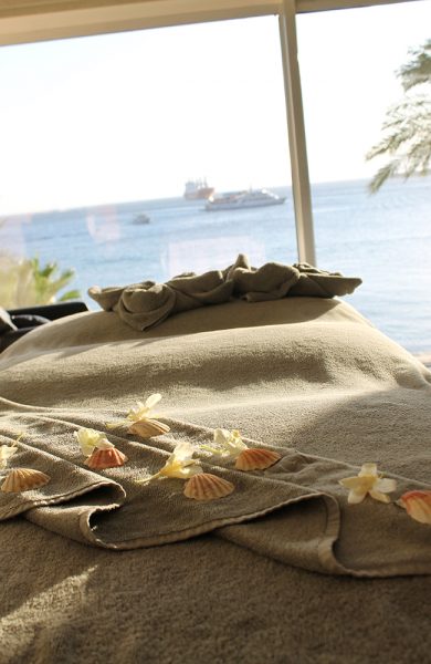 På Kempinski hotell i Aqaba har de et fint spa, hvor slitne feriemuskler kan bli behandlet. Foto: Ida Anett Danielsen 