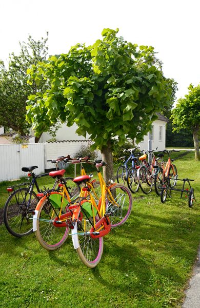 Småbyidyll: Skanør er en herlig liten by, perfekt å utforske med sykkel. Foto: Marte Veimo