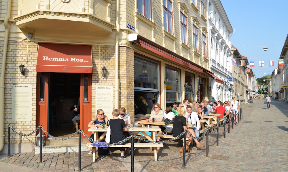 Sommerby: Göteborg er en kjempekoselig by, og særlig om sommeren. Foto: Torild Moland