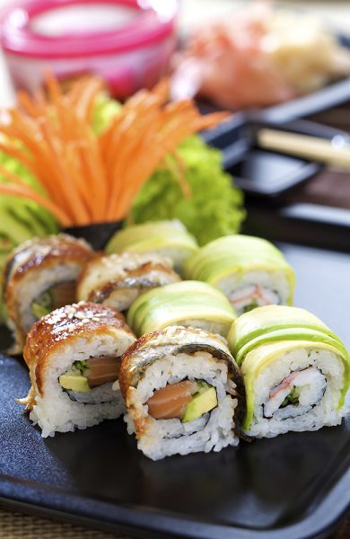I Vancouver er det nærmest et must å spise sushi. Den sies til og med å være bedre enn den i Japan. Foto: iStock 
