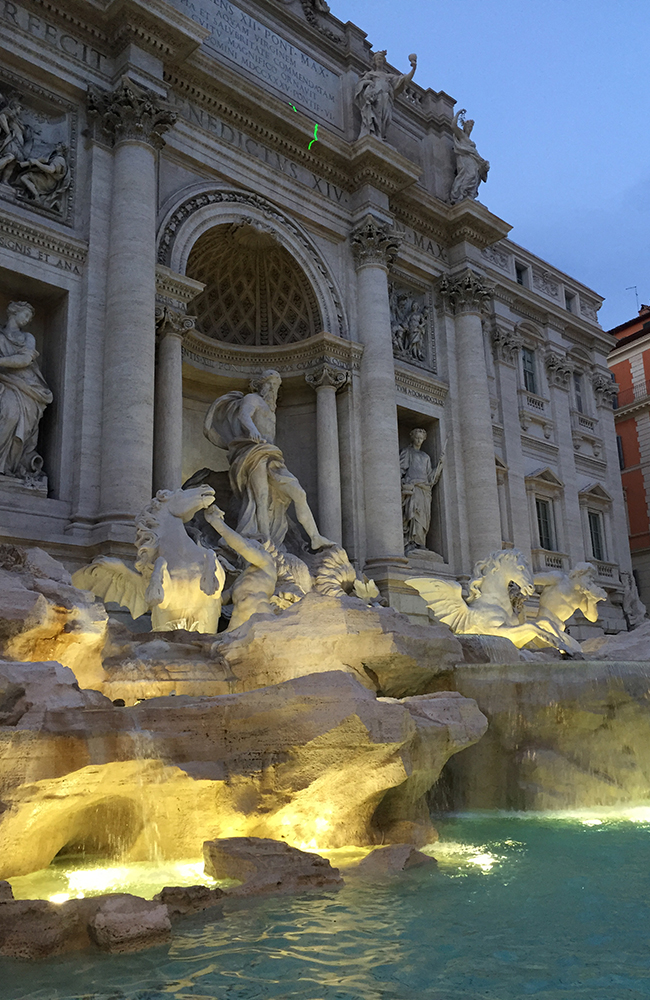 Fontana Di Trevi – en av Romas mange severdigheter. Foto: Anette Moe