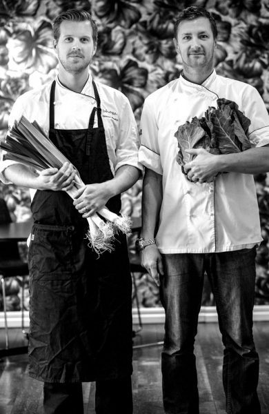 Gøteborg har hele syv stjernerestauranter i Michelinguiden, deriblant Bhoga hvor Niclas Yngvesson og Gustav Knutsson serverer retter med grønnsaker i fokus. Foto: Frode Jensen 