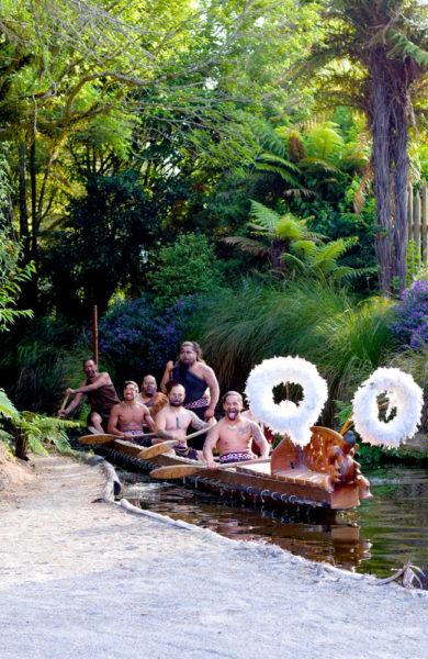 Maorier i båt