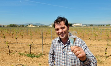 Sergi Marti Grau hakket jord så det slo gnister for å få drømmen til å gå i oppfyllelse: Sin egen cava. Foto: Gjermund Glesnes