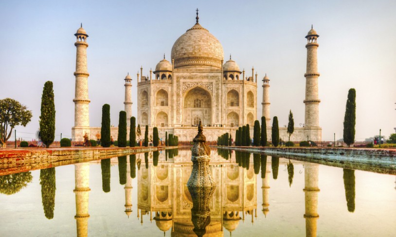 8. Kjærlighetens tempel - Taj Mahal, India