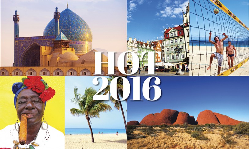 18 hotte reisemål for 2016