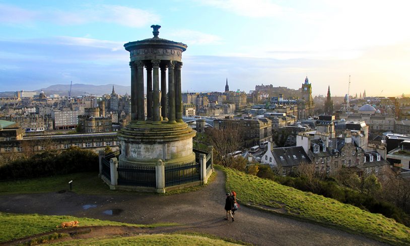 14. EDINBURGH – oppkommer i vest