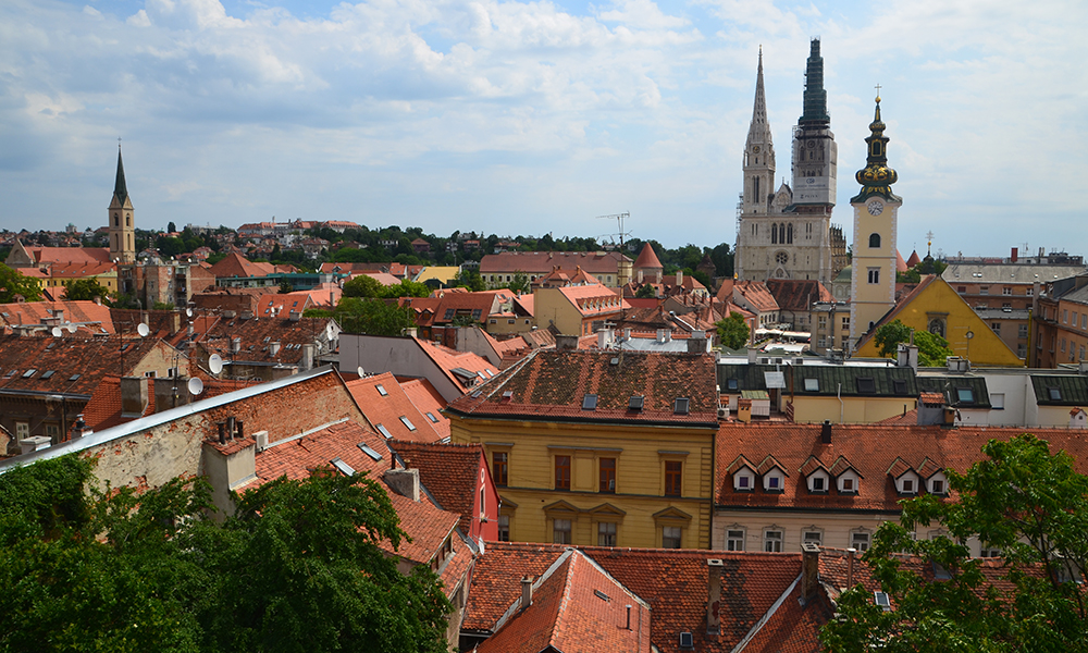Med åpning av ny direkterute 21. mai blir det nå enklere å komme seg til Kroatias hovedstad Zagreb. Foto: Marte Veimo