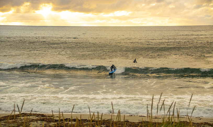 2 Surfing på Unstad