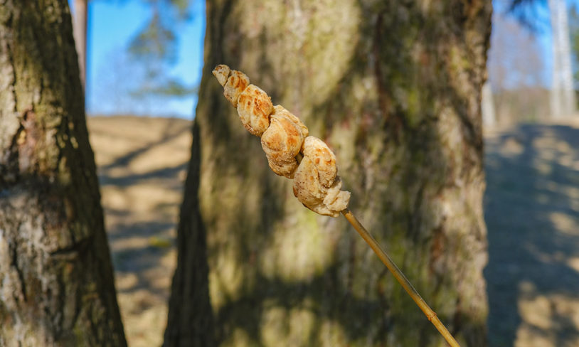 Pinnebrød med sukker og kanel